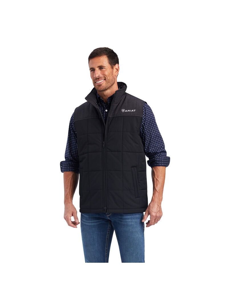 Pánské Vesty Ariat Crius Insulated Černé | WAMZY-5768